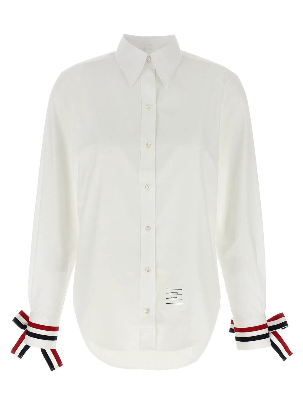 Thom Browne White Cotton Blouse