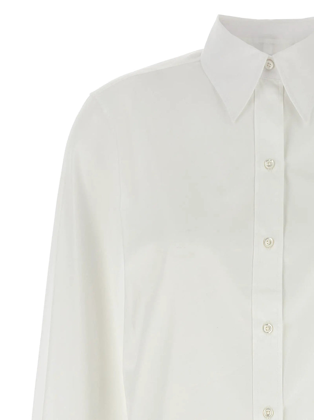 Thom Browne White Cotton Blouse