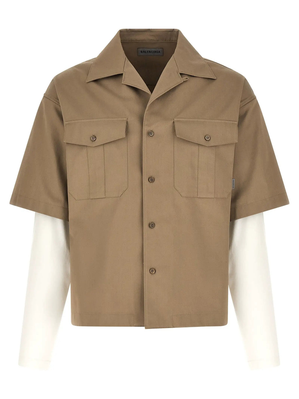 Balenciaga Beige Cotton Blouse