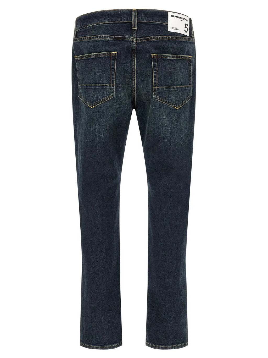 Department 5 Blue Cotton Straight-Leg Jeans