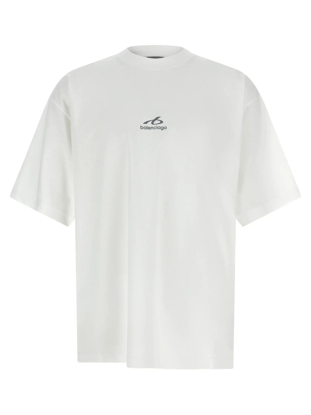 Balenciaga White Cotton T-Shirt