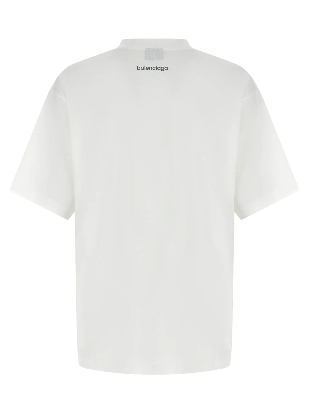 Balenciaga White Cotton T-Shirt
