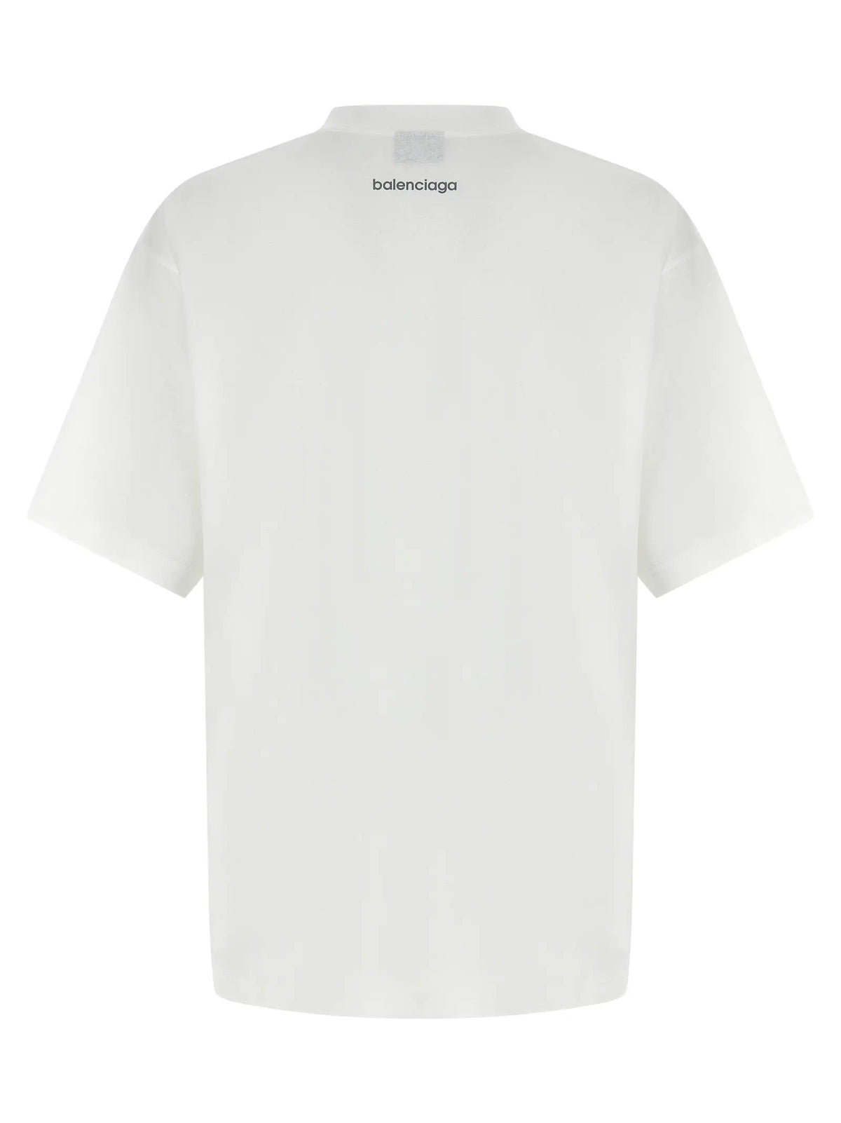 Balenciaga White Cotton T-Shirt
