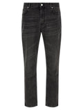 Department 5 Black Cotton Straight-Leg Jeans