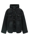 Balenciaga Black Cotton Denim Jacket