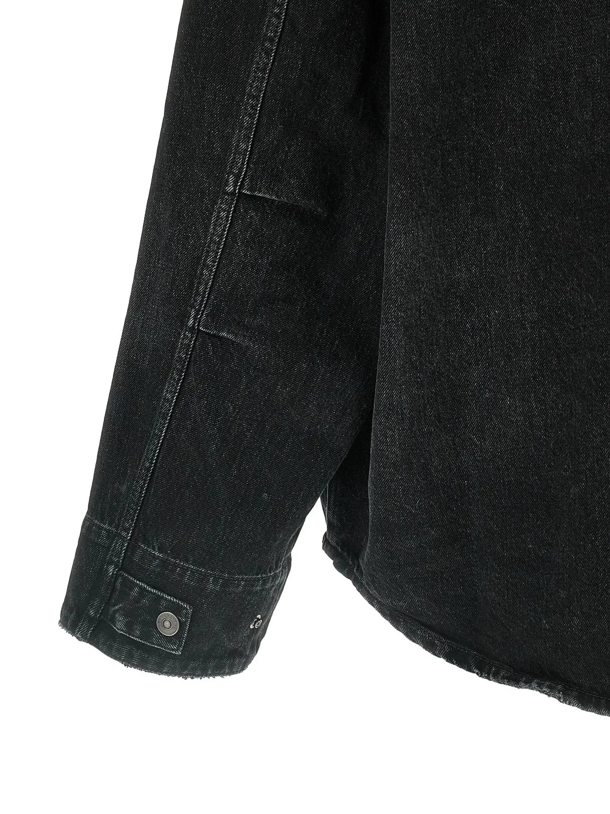 Balenciaga Black Cotton Denim Jacket