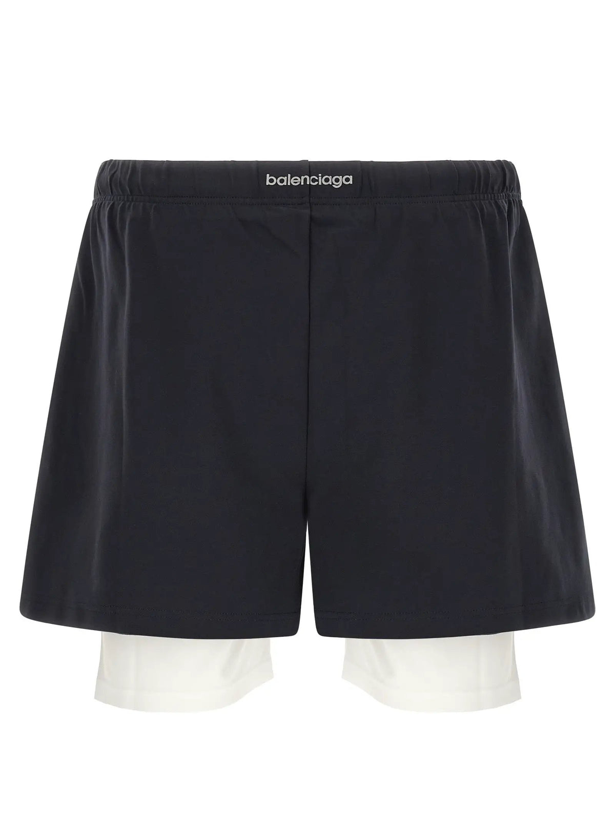 Balenciaga Bicolor Polyamide Bermuda Shorts