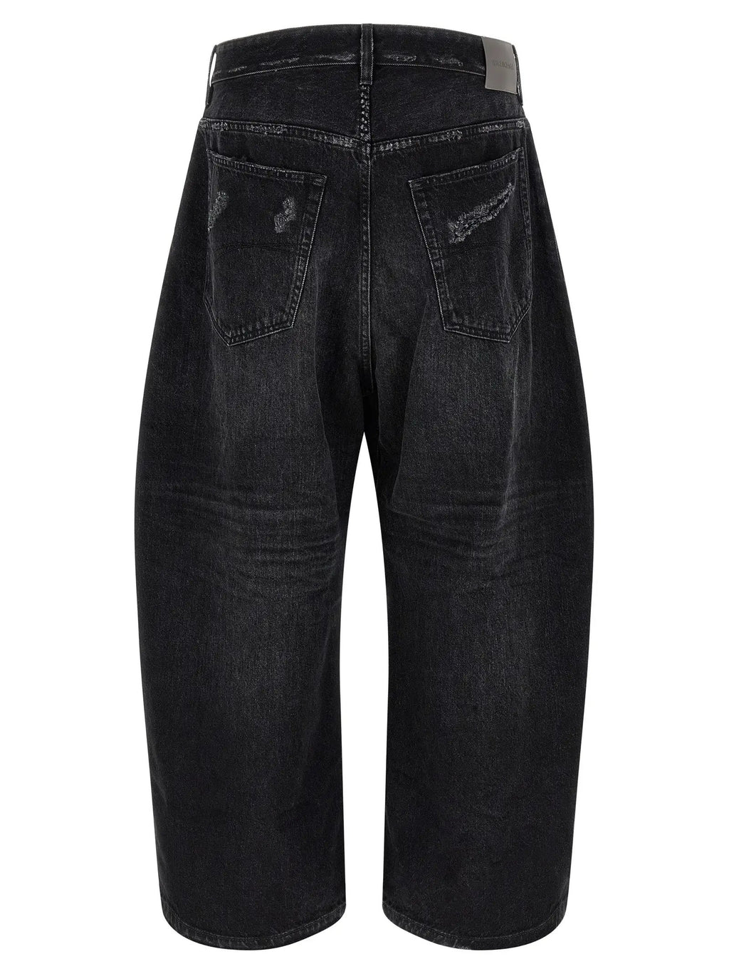 Balenciaga Balenciaga Black Cotton Cropped Jeans