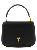 Ami Paris Black Cowhide Handbag