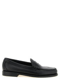 G.H. BASS Black Cowhide Slip-On Loafers