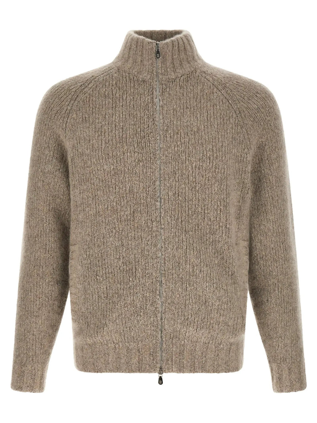 Brunello Cucinelli Beige Cashmere Cardigan