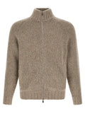 Brunello Cucinelli Beige Cashmere Cardigan