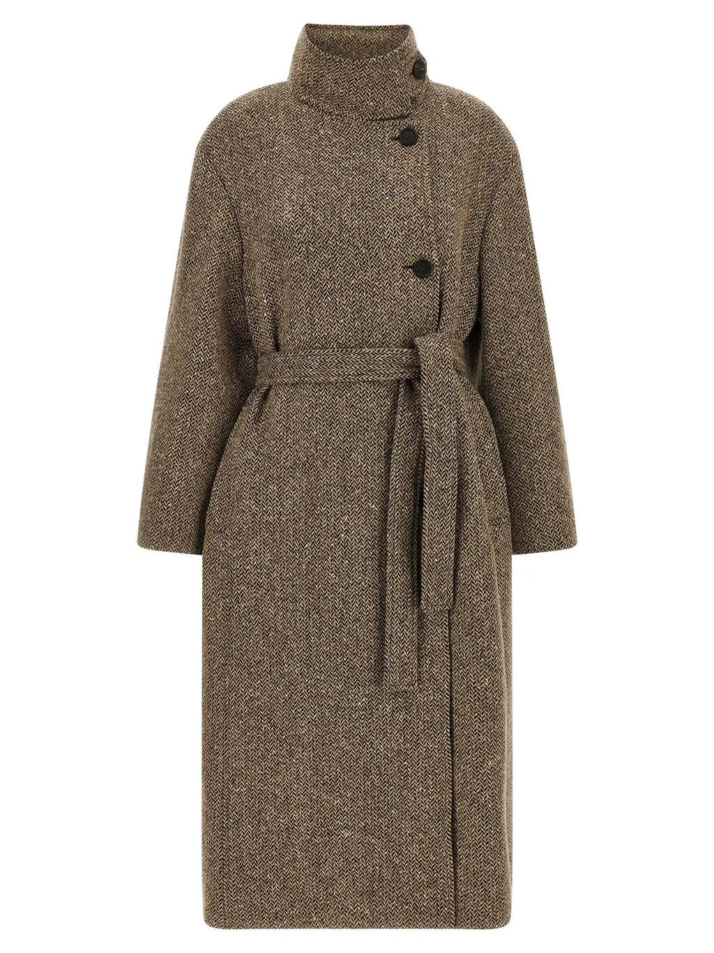 Brunello Cucinelli Brown Virgin Wool Coat