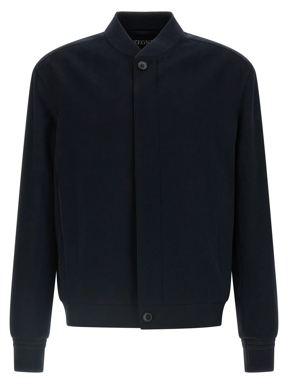 ZEGNA Blue Cashmere Bomber