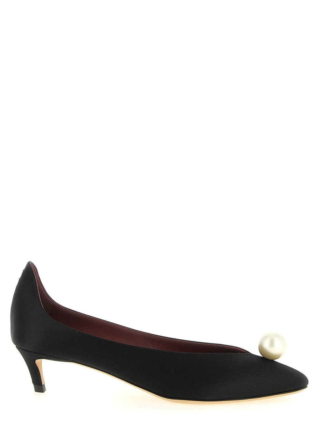 Magda Butrym Magda Butrym Black Viscose Mid Heel Pumps