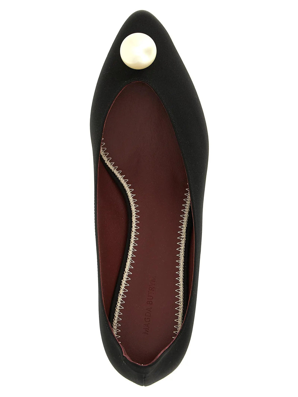 Magda Butrym Magda Butrym Black Viscose Mid Heel Pumps