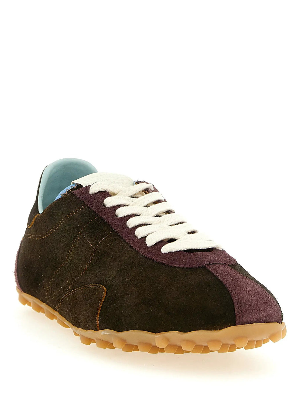 Maison Margiela Brown Calfskin Athletic Sneakers