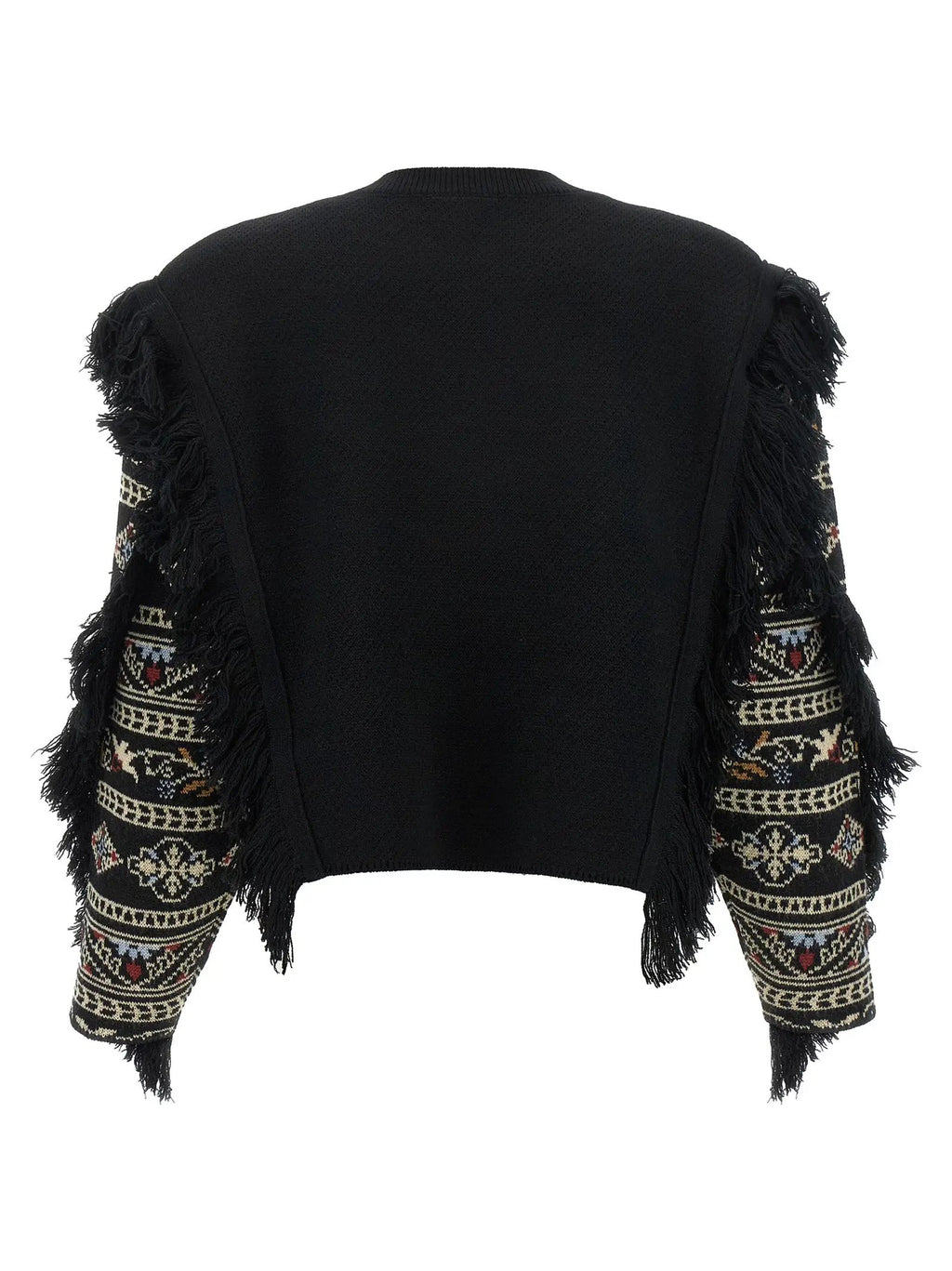 FARM RIO Black Wool Cardigan