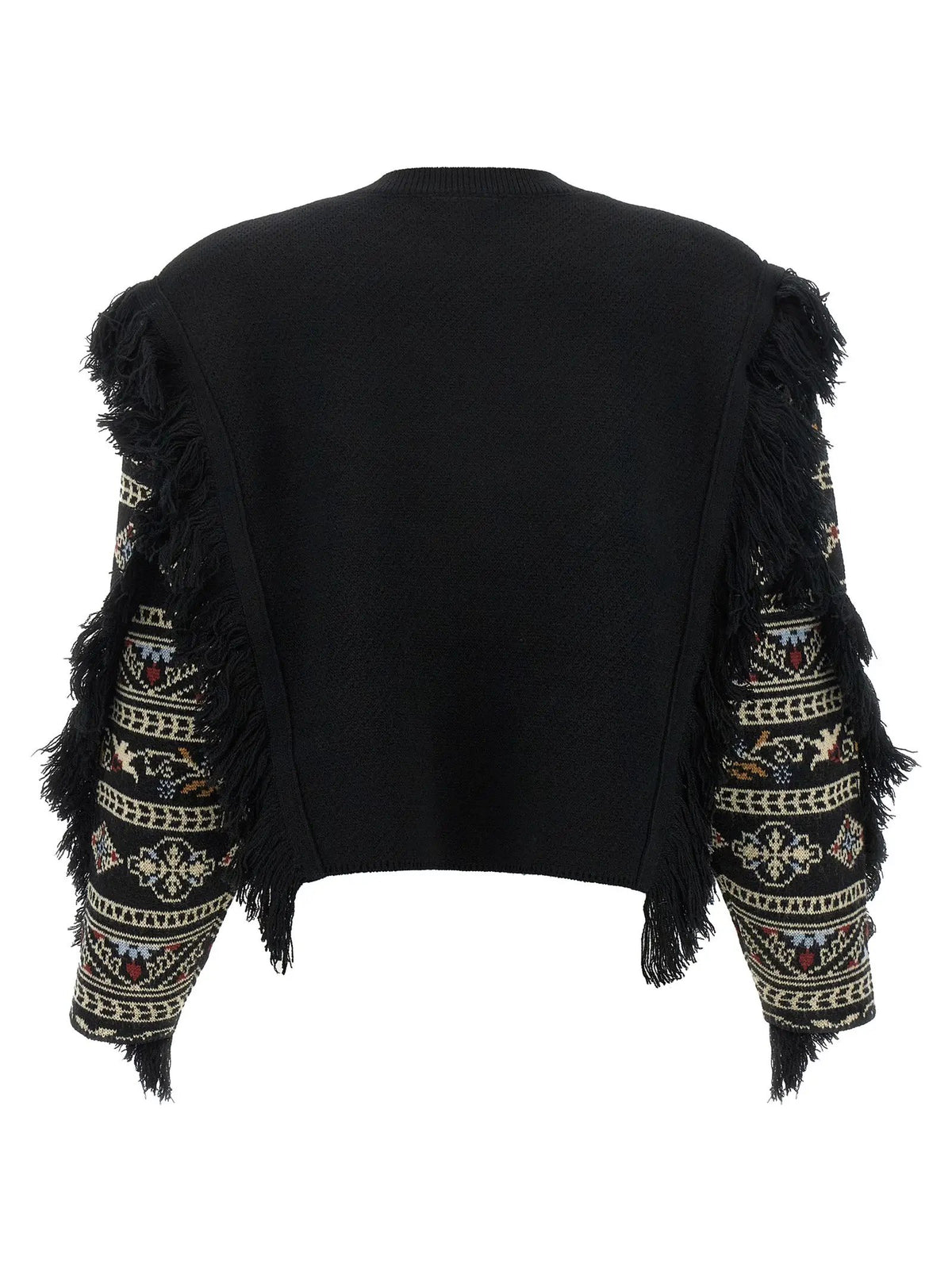 FARM RIO Black Wool Cardigan