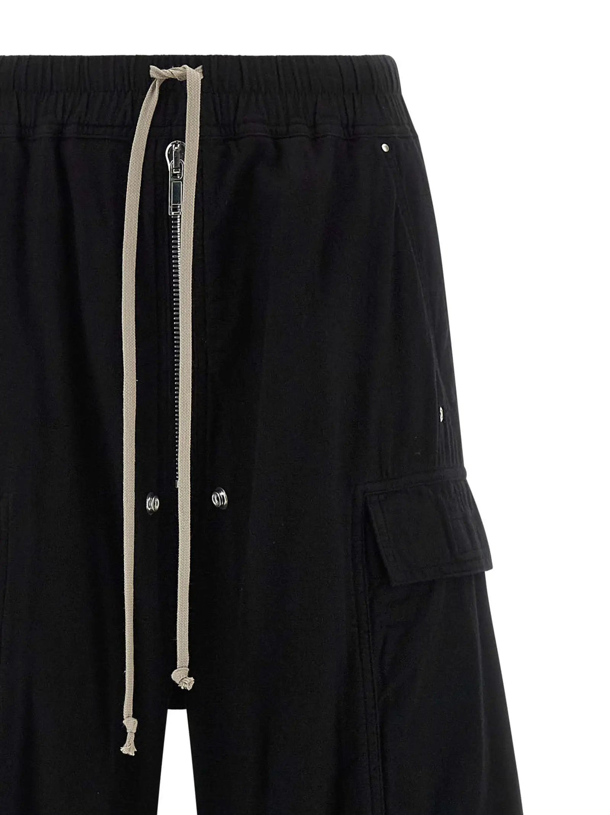DRKSHDW Black Cotton Cargo Pants