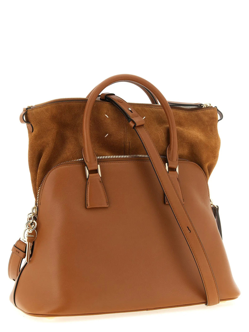 Maison Margiela Brown Calfskin Shoulder Bag