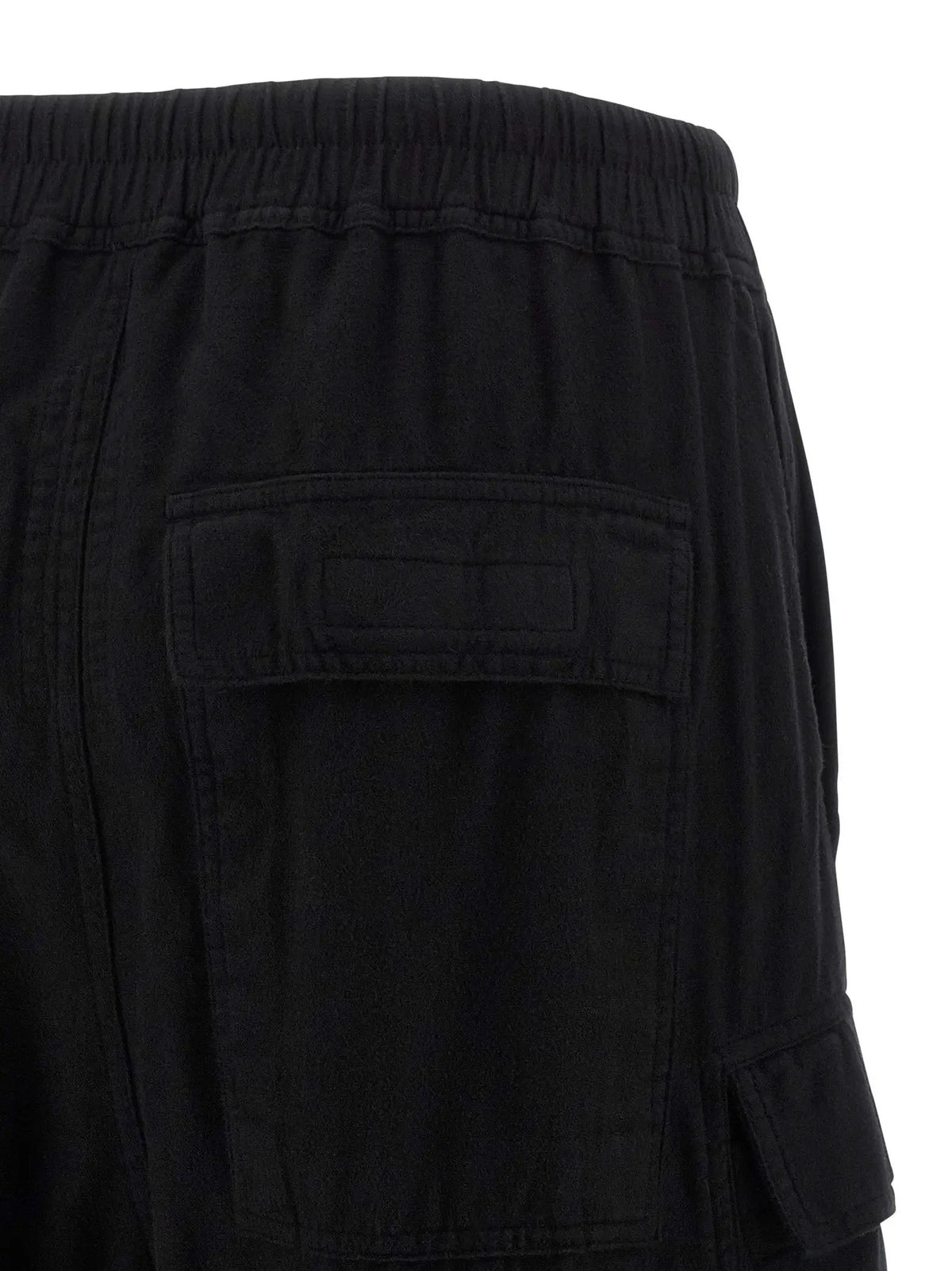 DRKSHDW Black Cotton Cargo Pants
