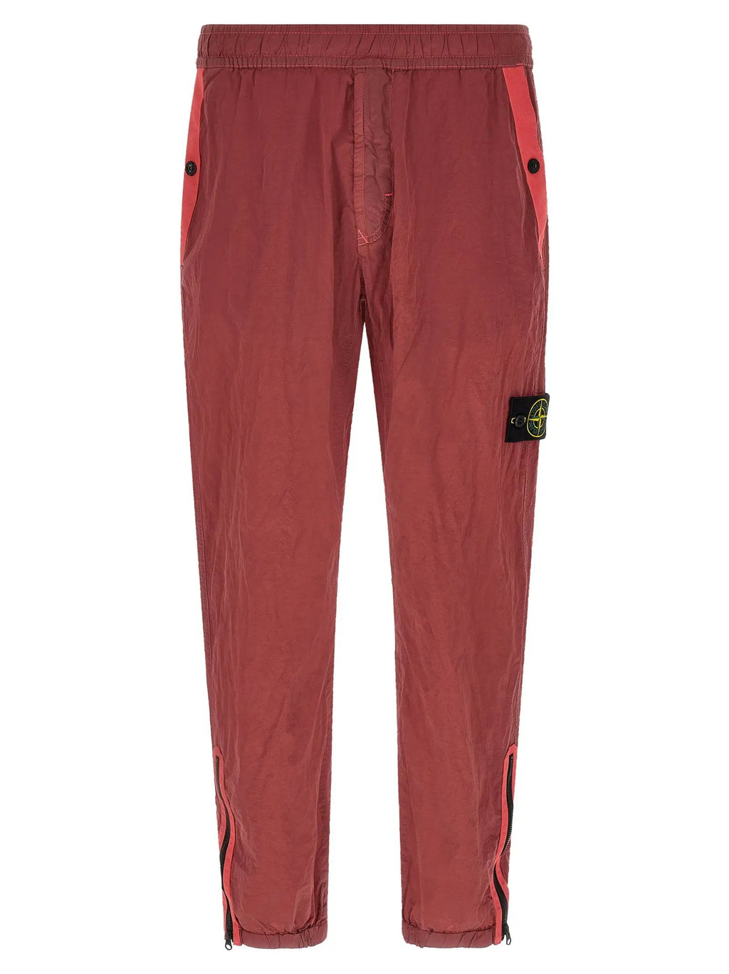 Stone Island Stone Island Red Polyamide Joggers (Workout Pants)
