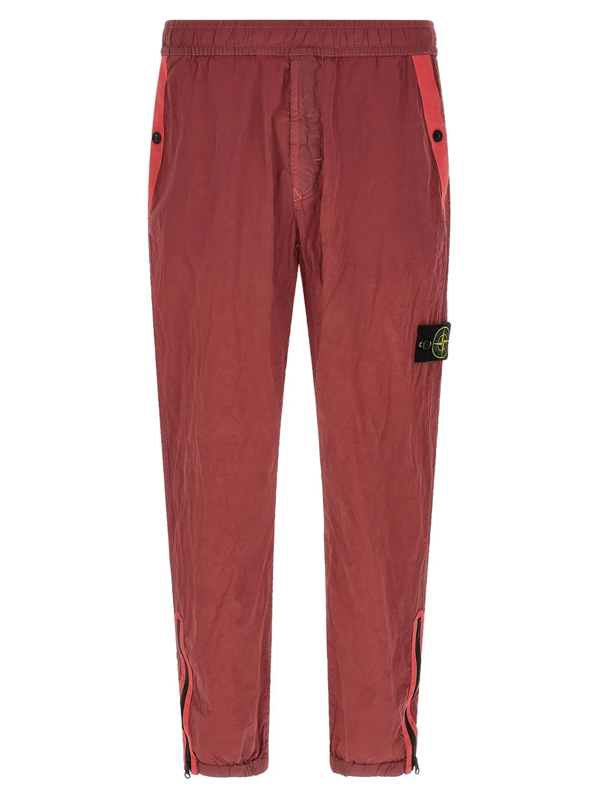 Stone Island Stone Island Red Polyamide Joggers (Workout Pants)