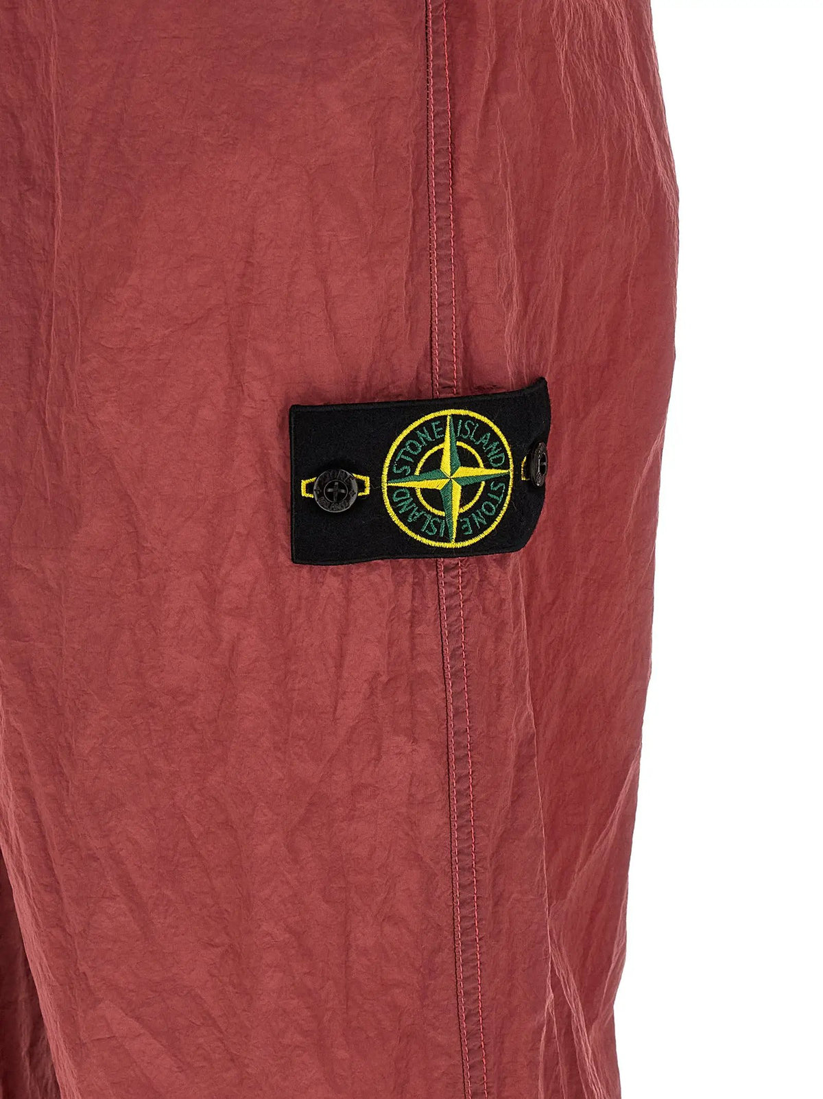 Stone Island Stone Island Red Polyamide Joggers (Workout Pants)