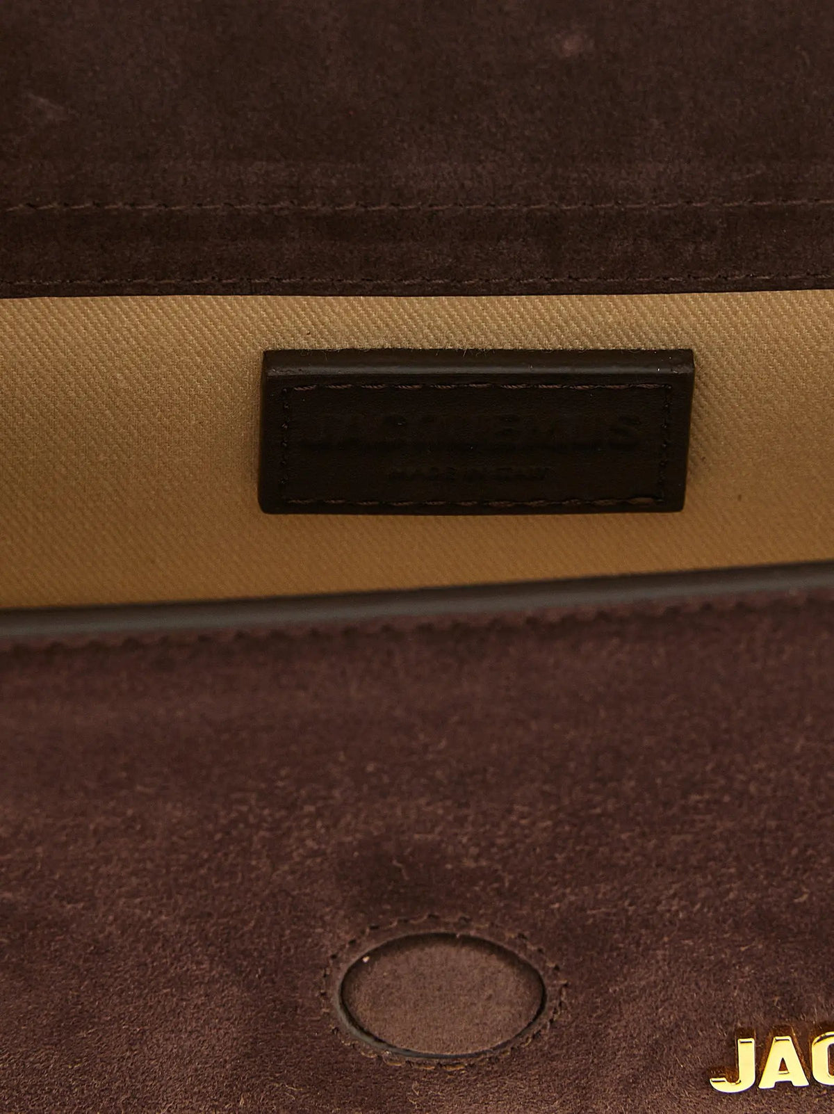 Jacquemus Brown Calfskin Handbag