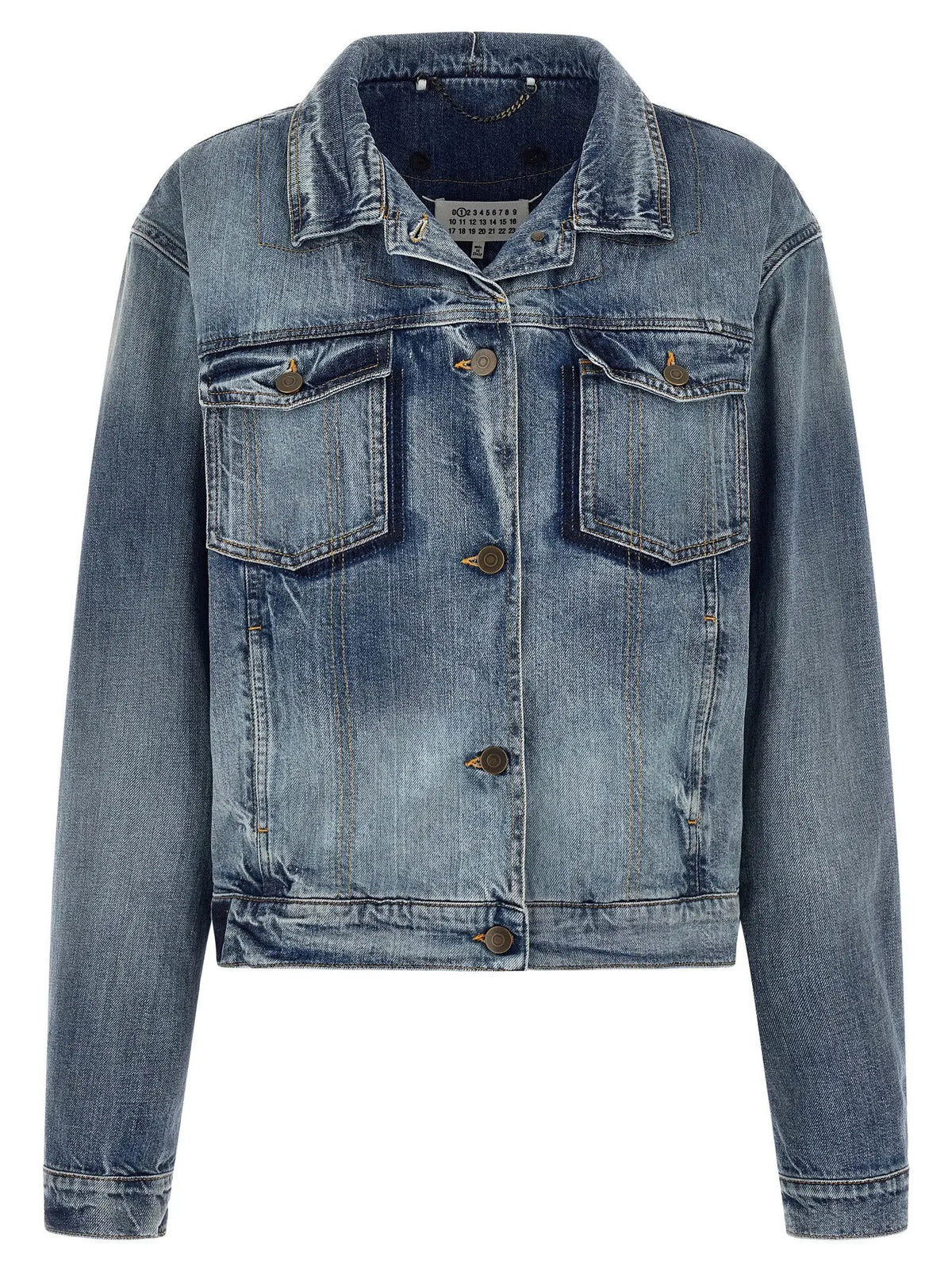 Maison Margiela Blue Cotton Denim Jacket