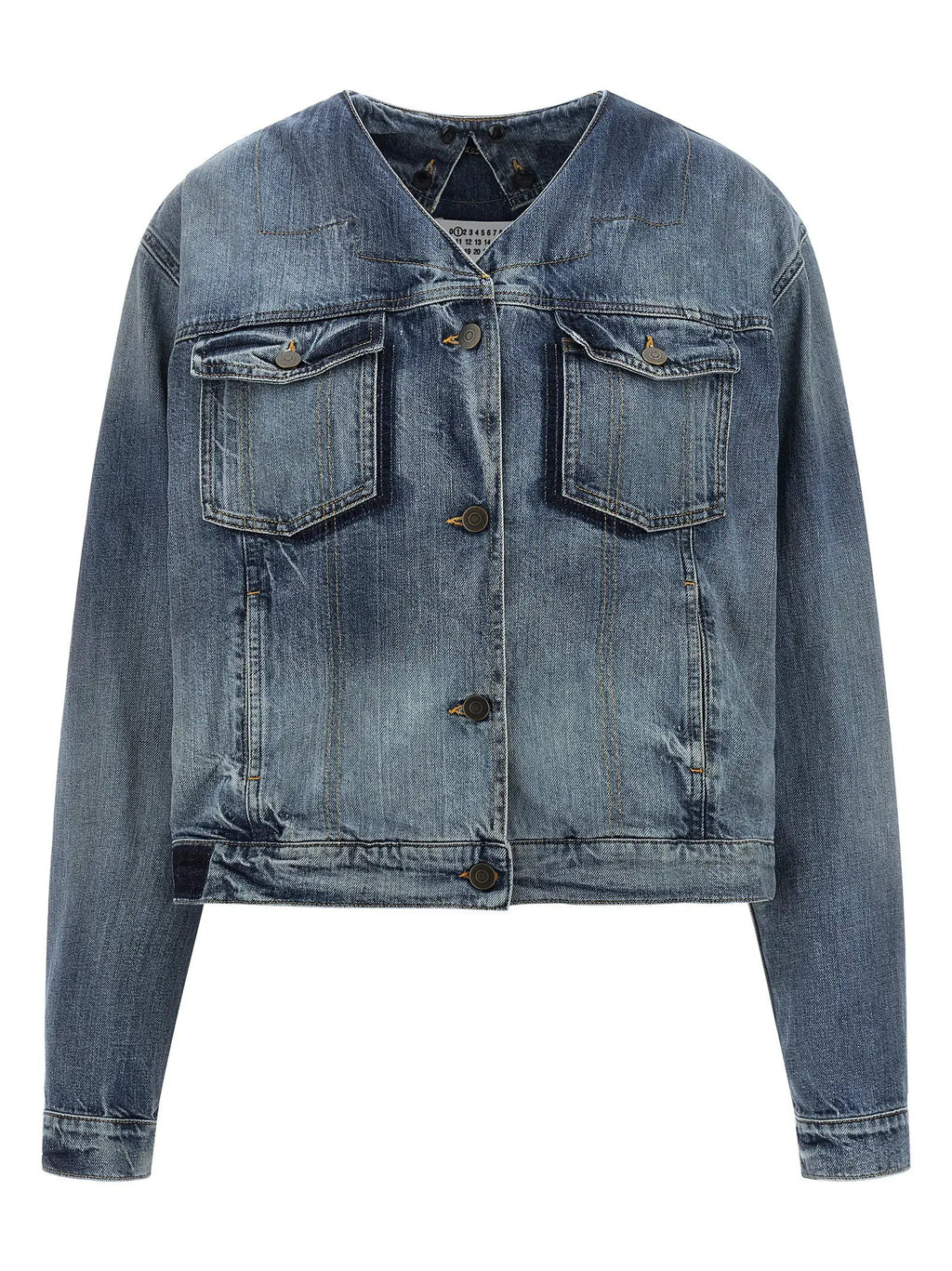Maison Margiela Blue Cotton Denim Jacket