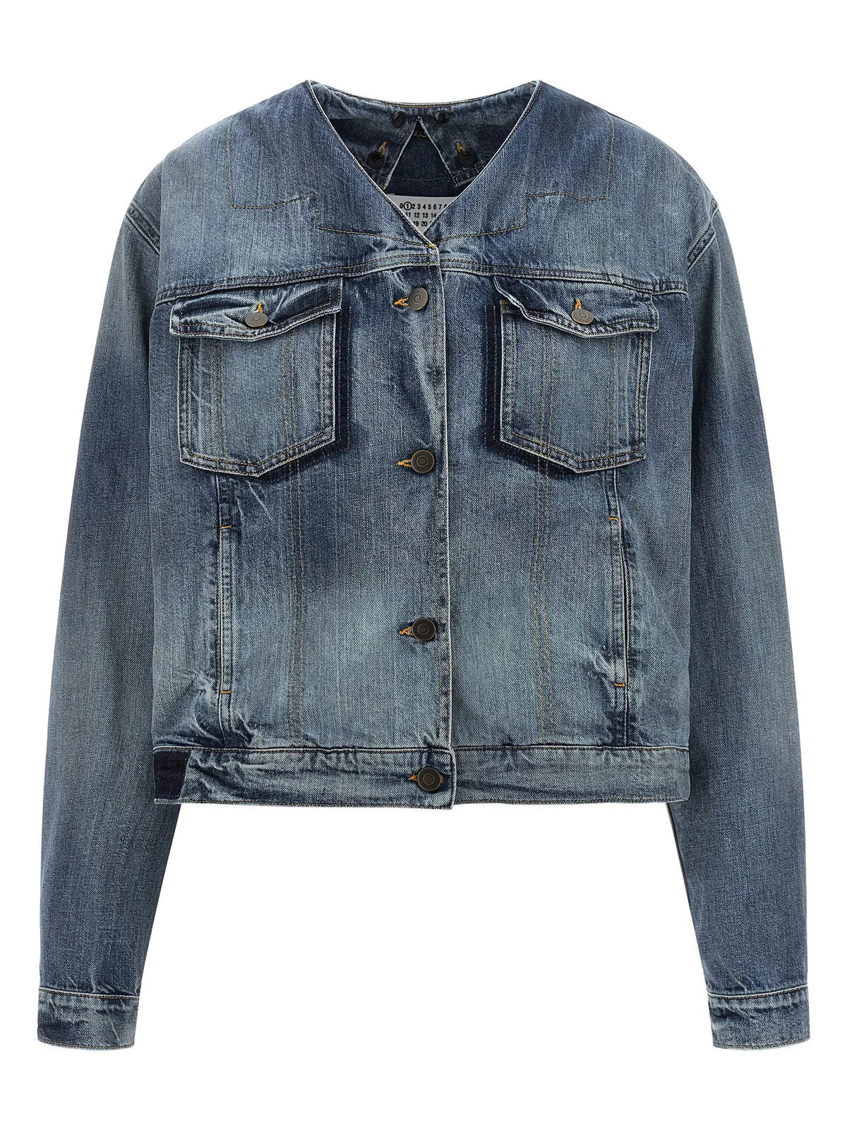 Maison Margiela Blue Cotton Denim Jacket