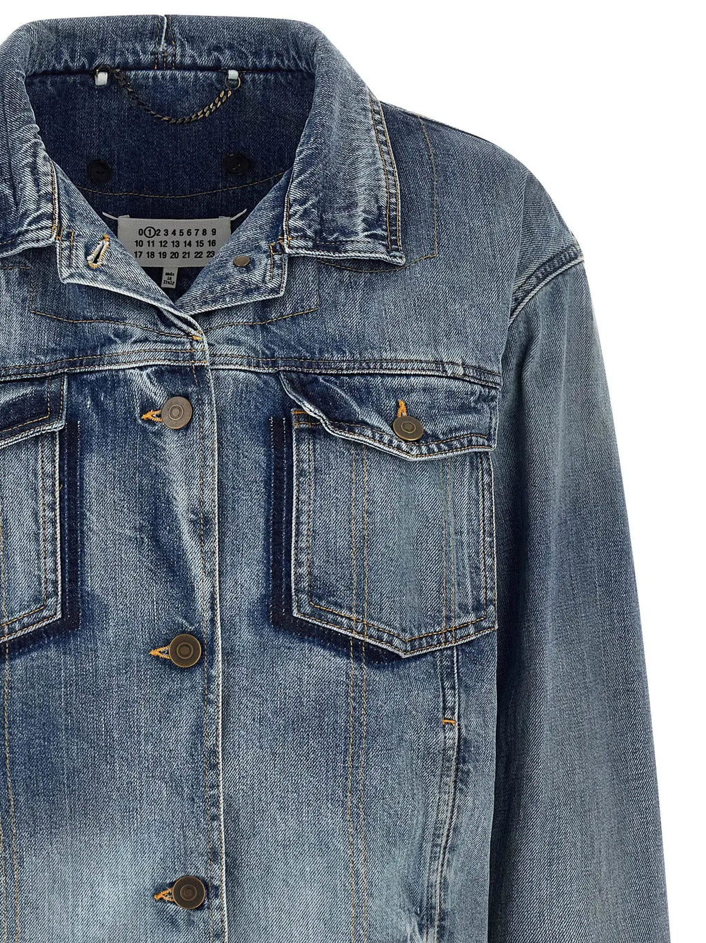 Maison Margiela Blue Cotton Denim Jacket