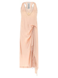 Maison Margiela Multicolor Acetate Midi Dress