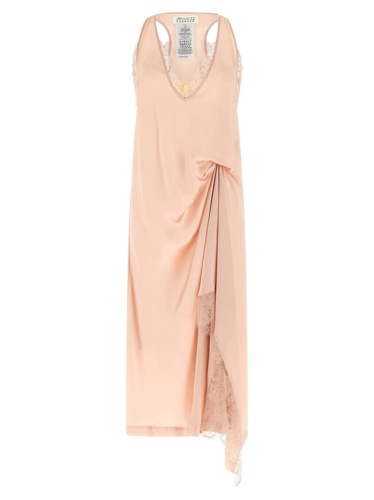 Robe midi en acétate multicolore Maison Margiela