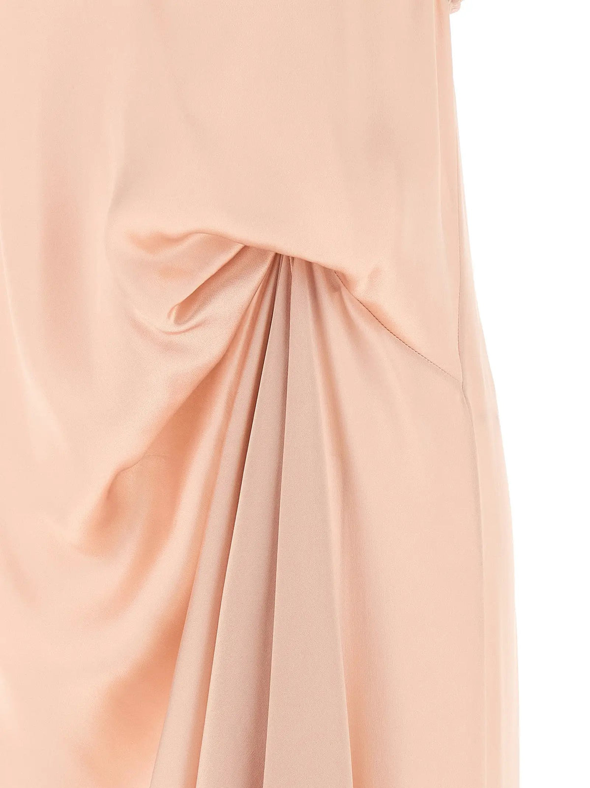 Robe midi en acétate multicolore Maison Margiela