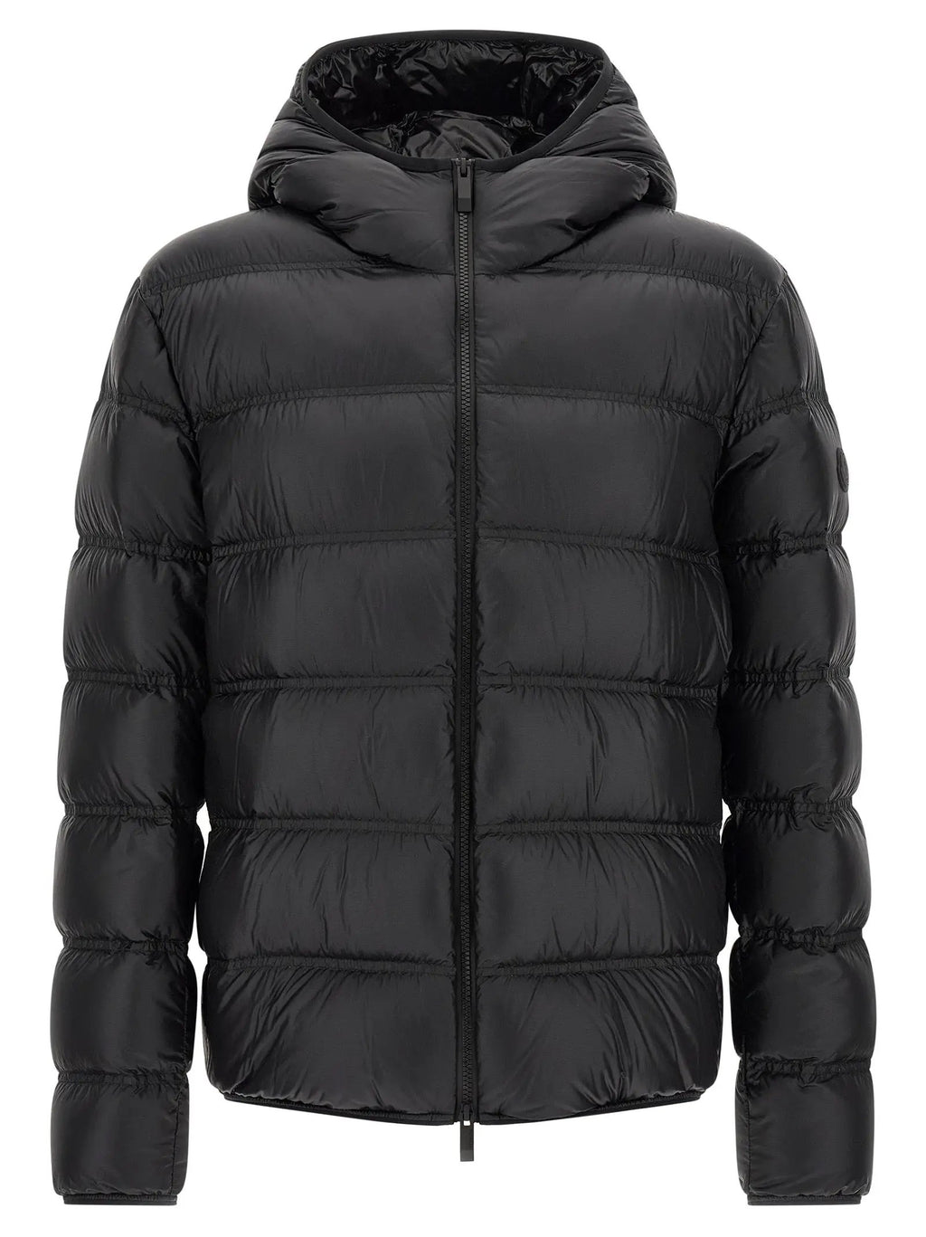 Moncler Black Polyamide Full-Length Jacket