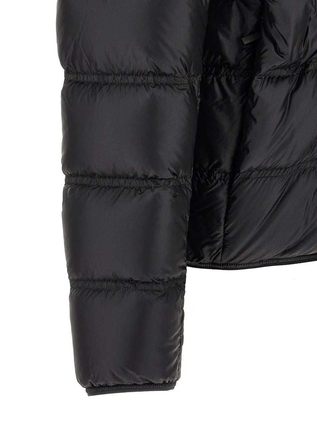 Moncler Black Polyamide Full-Length Jacket