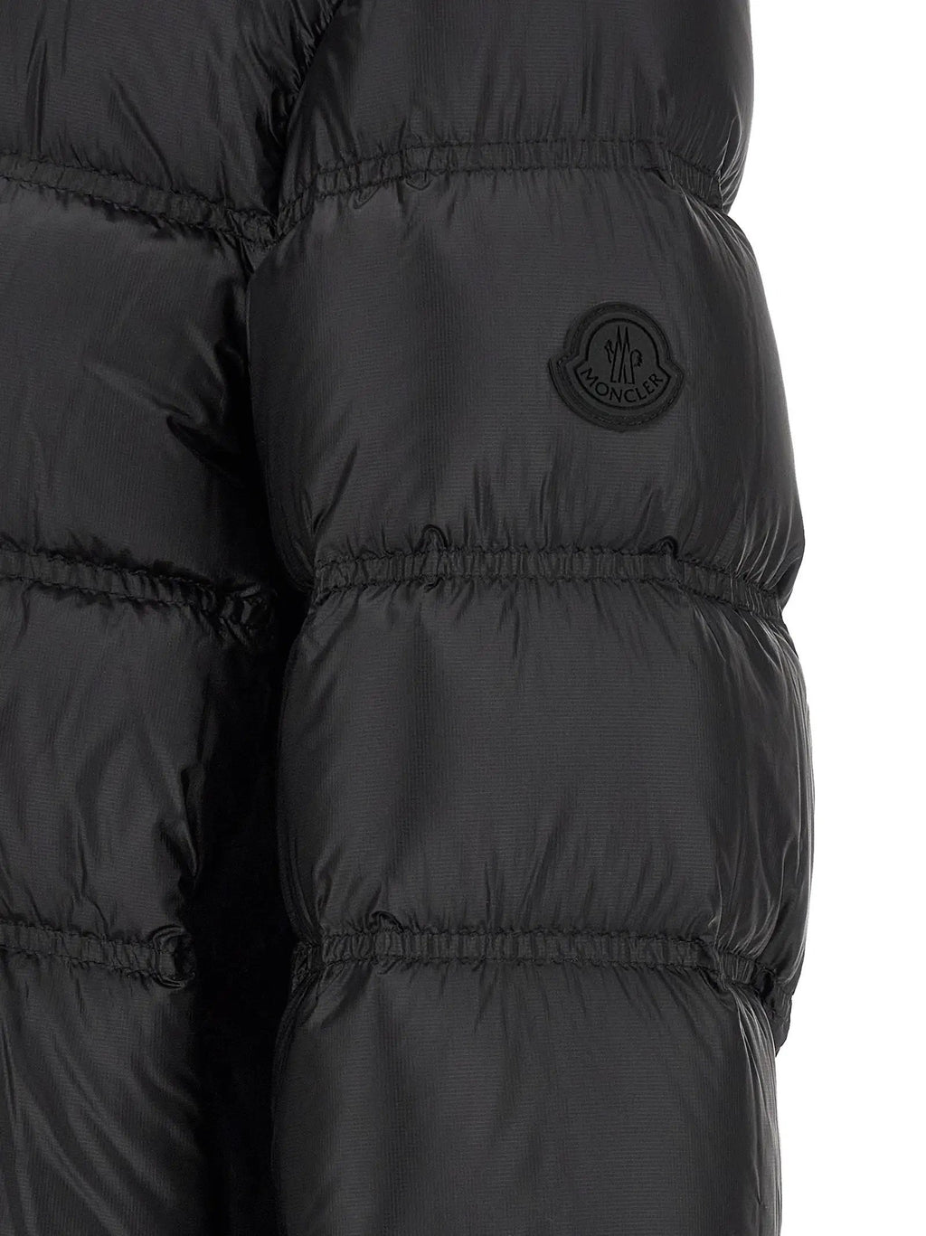 Moncler Black Polyamide Full-Length Jacket