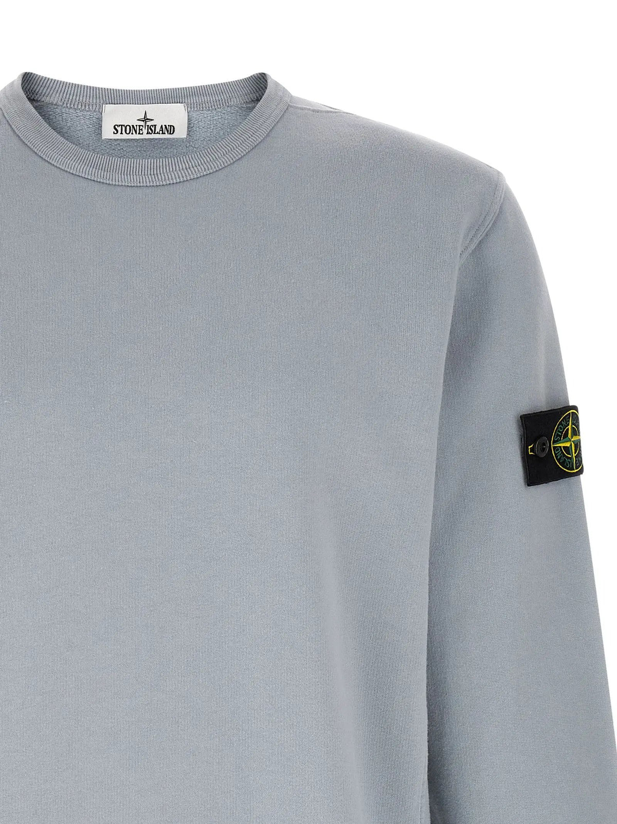 Stone Island Stone Island Gray Cotton Sweatshirt