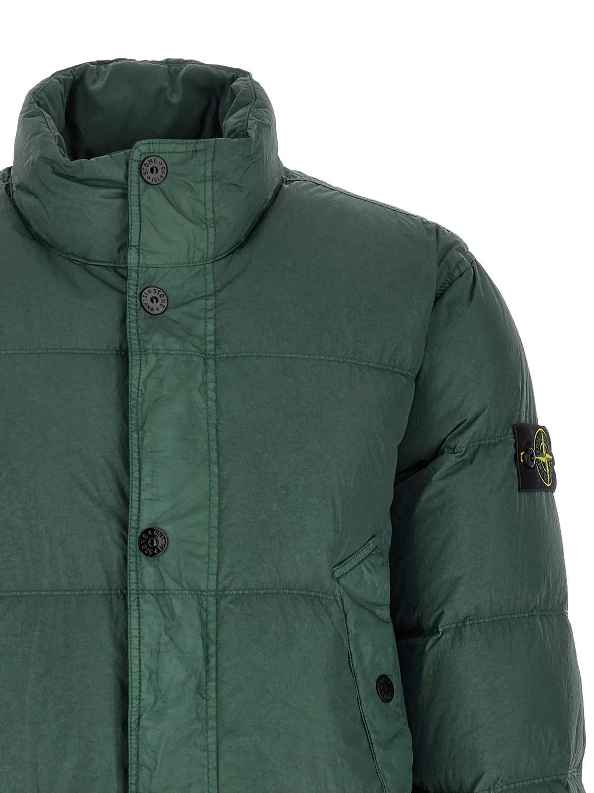 Stone Island Bicolor Polyamide Full-Length Jacket