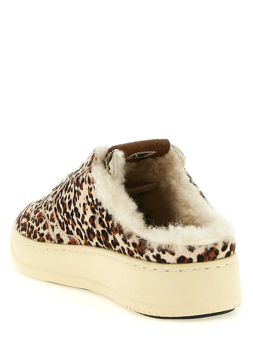 Autry Brown Cowhide Low Top Sneakers