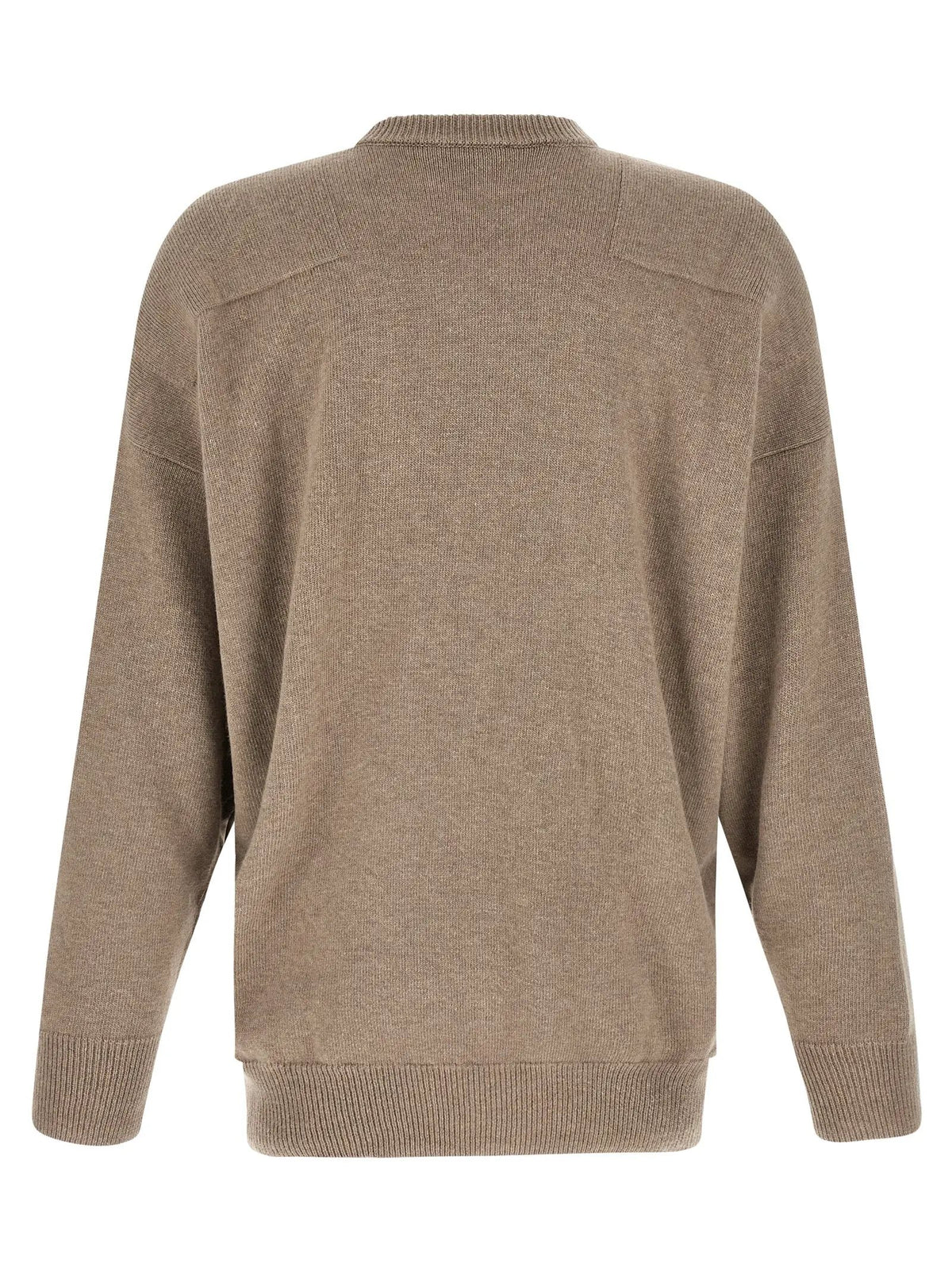 Jil Sander Beige Wool Cardigan