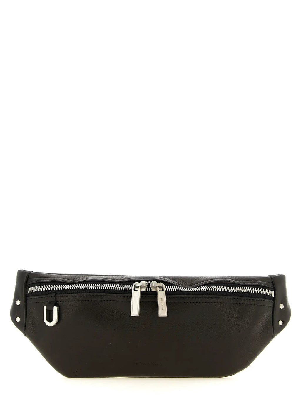 Rick Owens Black Calfskin Crossbody Bag