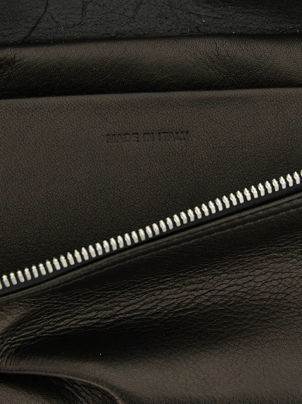 Rick Owens Black Calfskin Crossbody Bag