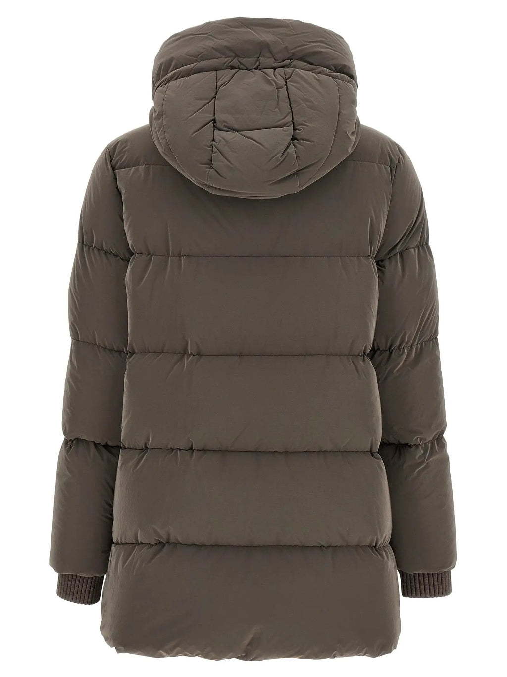 MooRER Brown Wool Full-Length Jacket