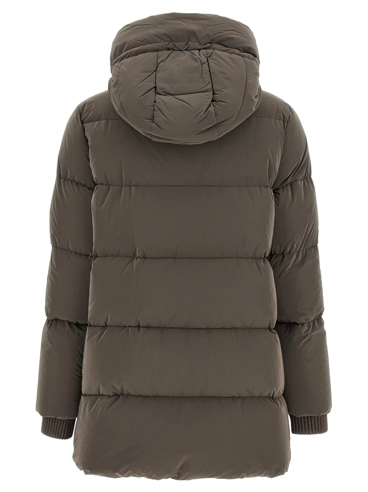 MooRER Brown Wool Full-Length Jacket