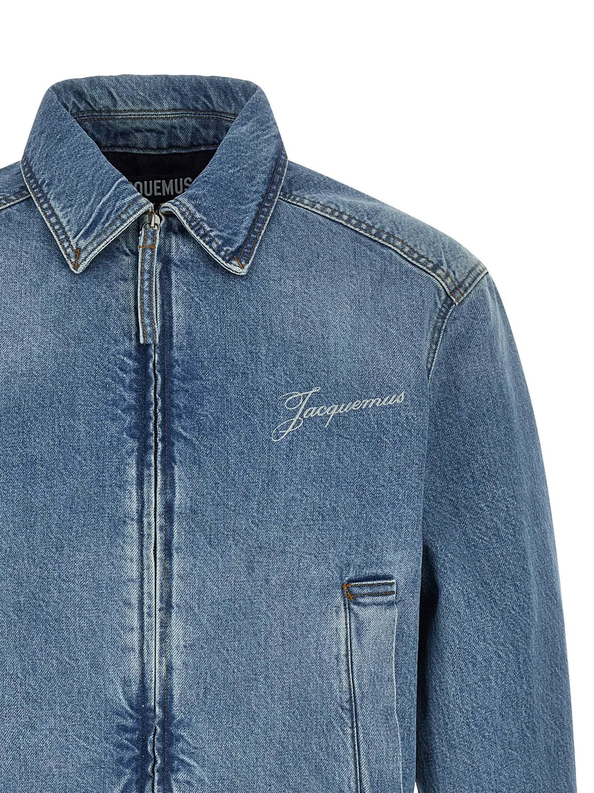 Jacquemus Blue Cotton Denim Jacket