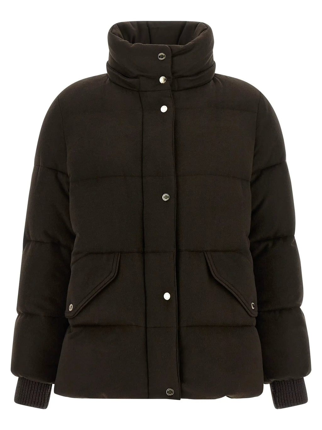 MooRER Brown Wool Full-Length Jacket
